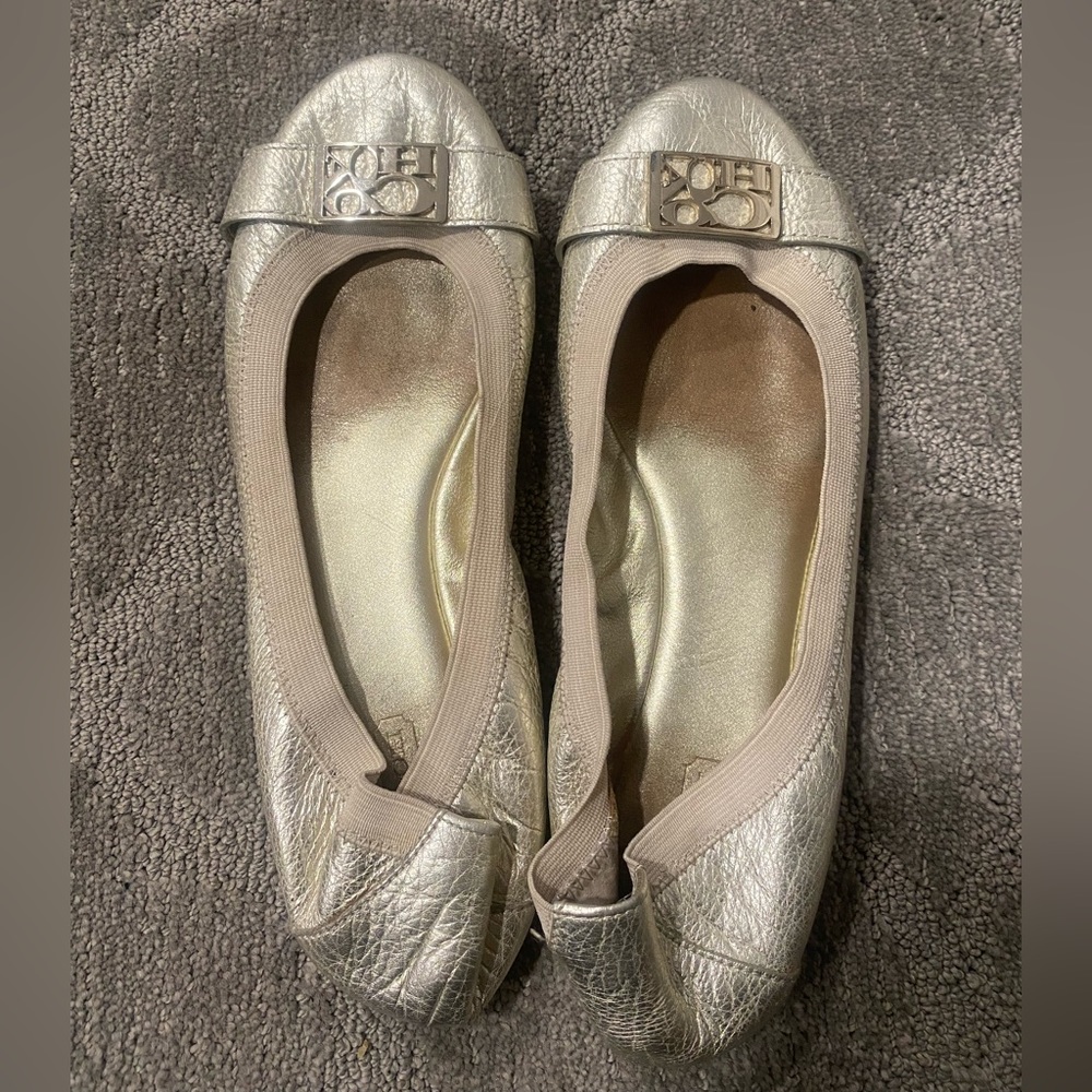 Y2K Coach ballet flats